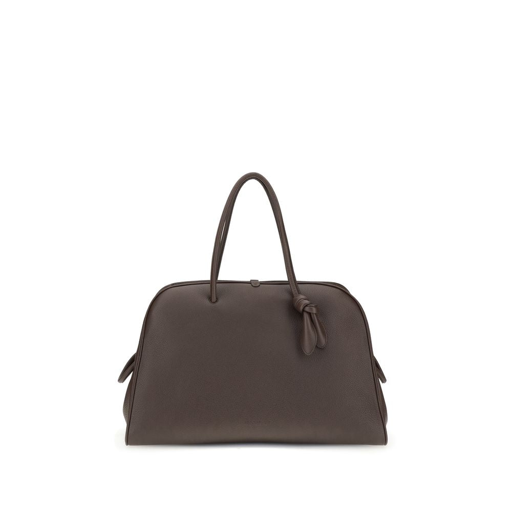 Sac de voyage Jacquemus Le Grand Tourisme en cuir noir