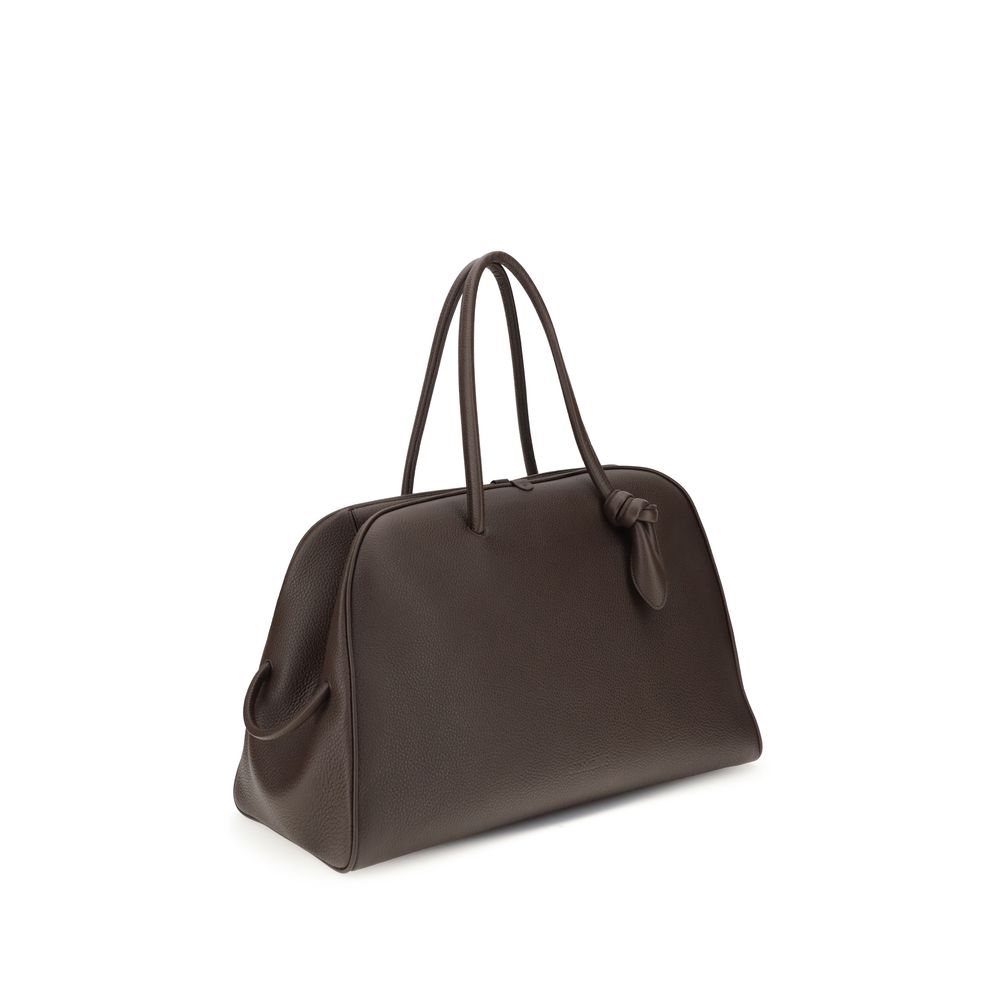 Sac de voyage Jacquemus Le Grand Tourisme en cuir noir