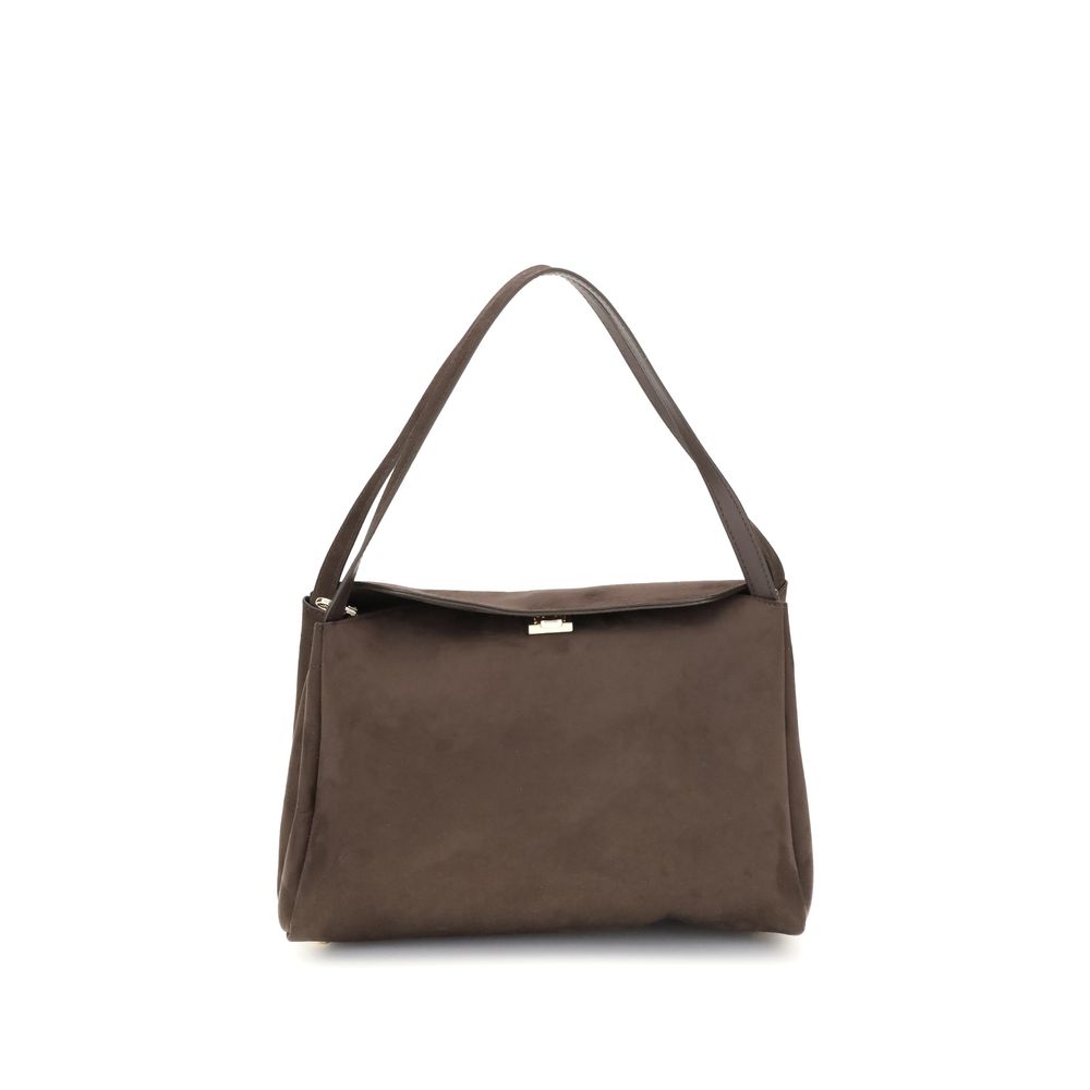 Sac porté épaule Themoirè Eudora brun