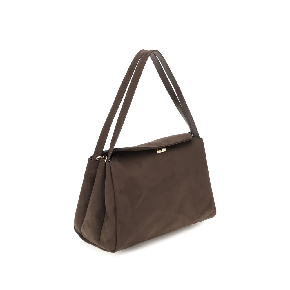 Sac porté épaule Themoirè Eudora brun