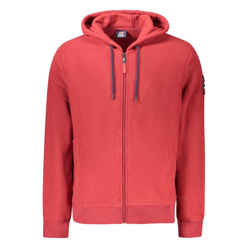 Sweat à capuche Norway 1963 rouge