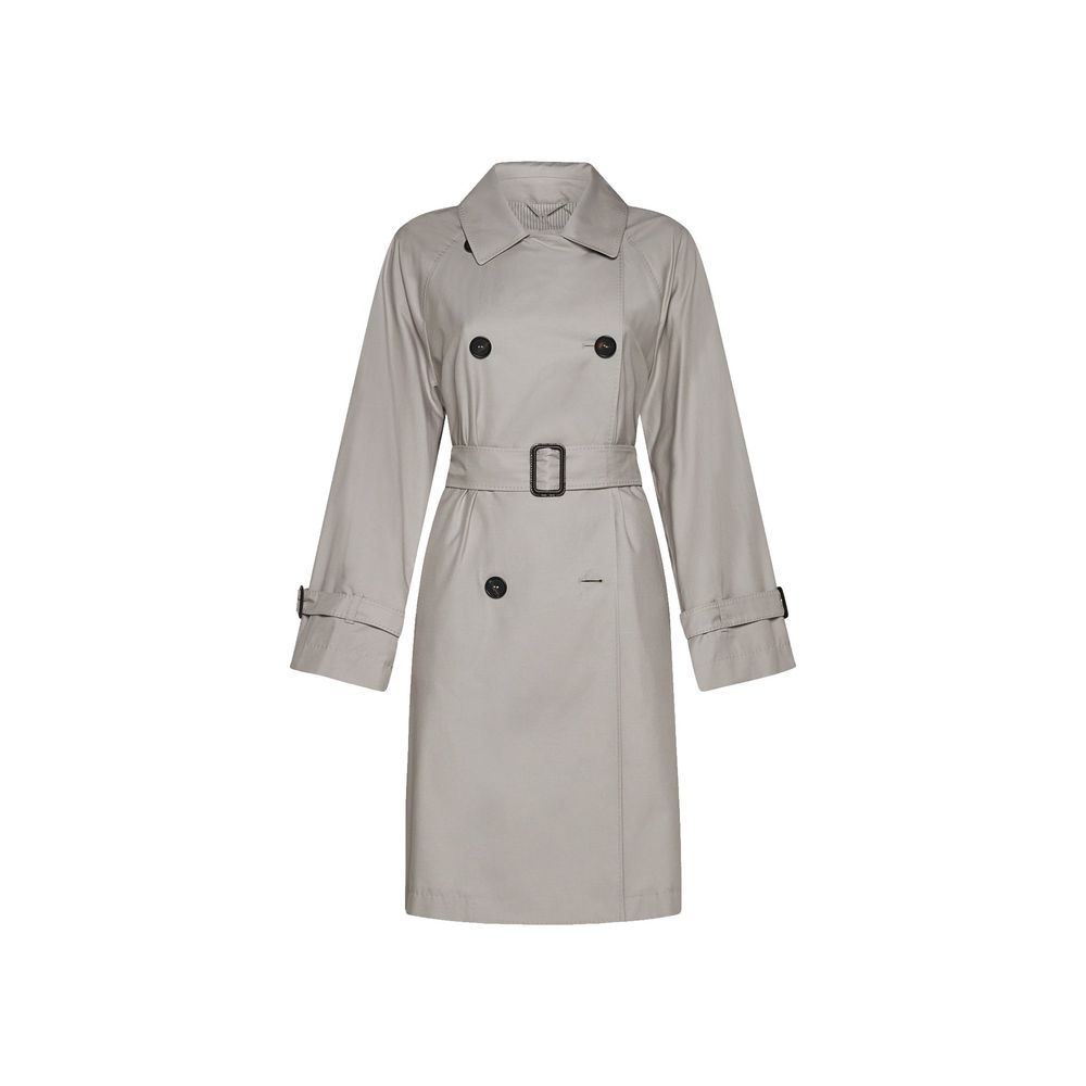Trench-coat Max Mara ceinturé beige