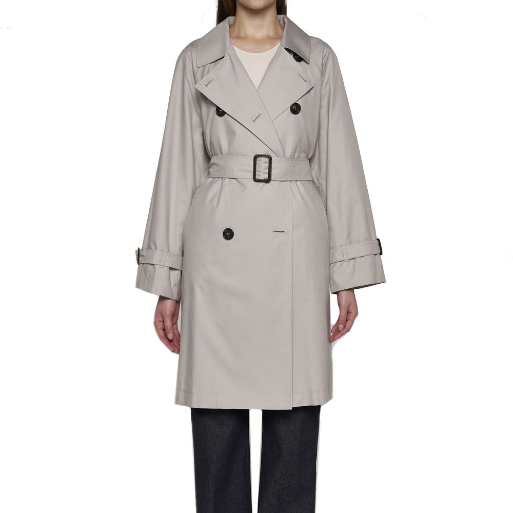 Trench-coat Max Mara ceinturé beige
