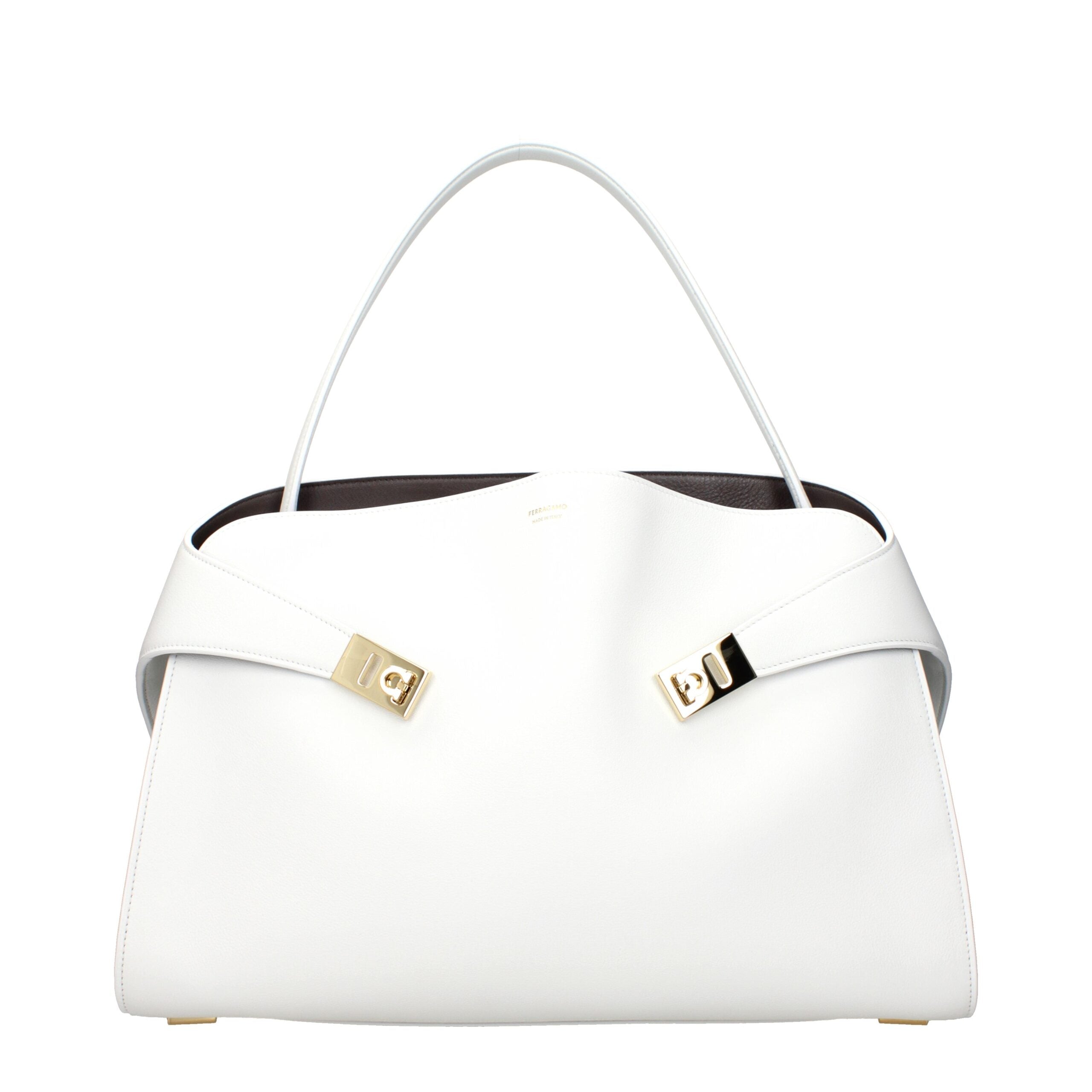 Sac à épaule Salvatore Ferragamo blanc