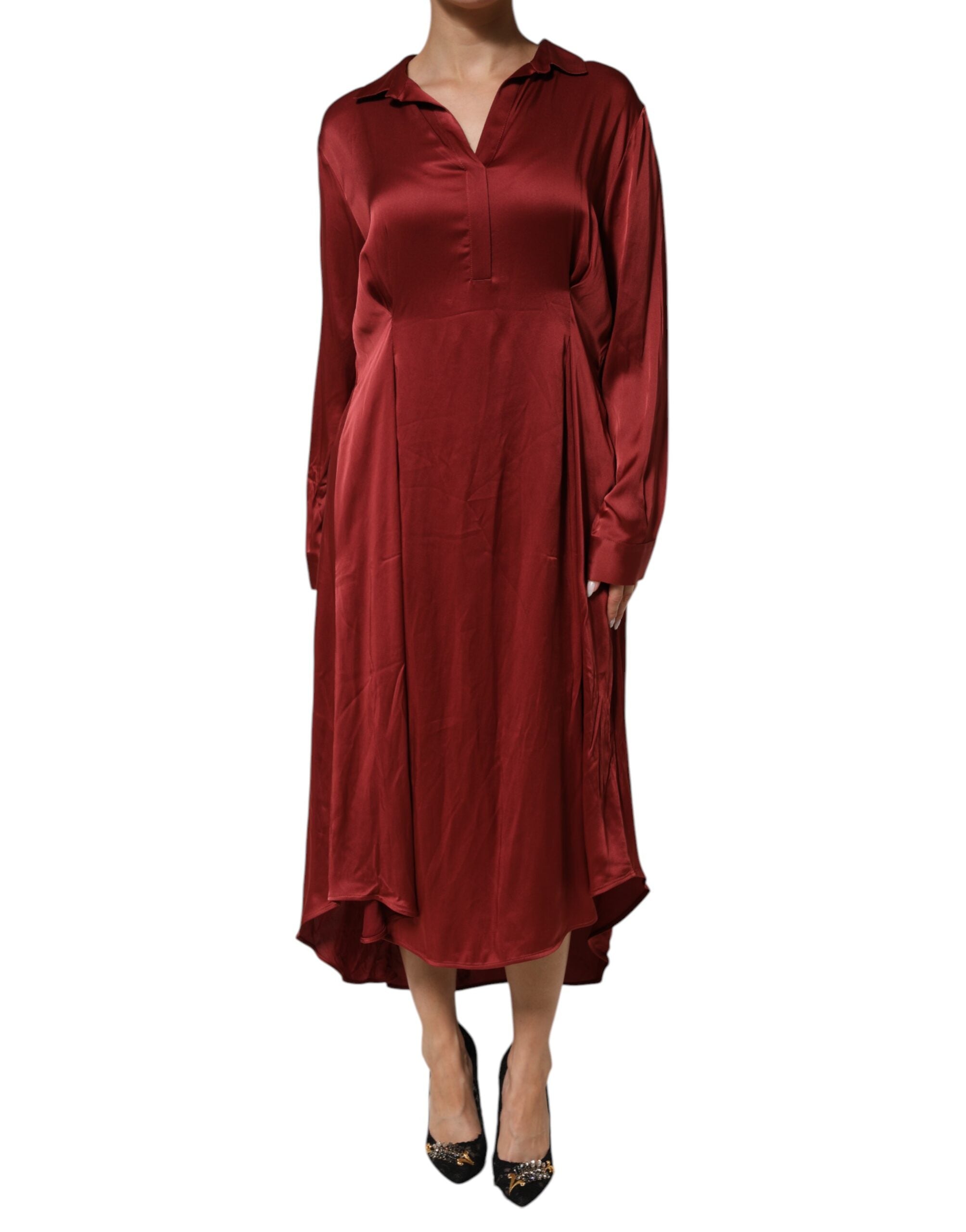 Robe Fabiana Filippi longue bordeaux