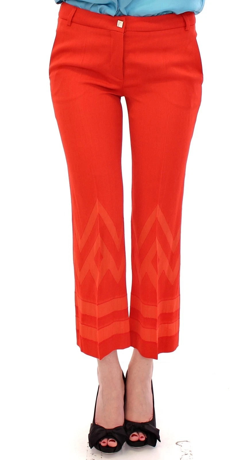 Pantalon Capri Versace rouge
