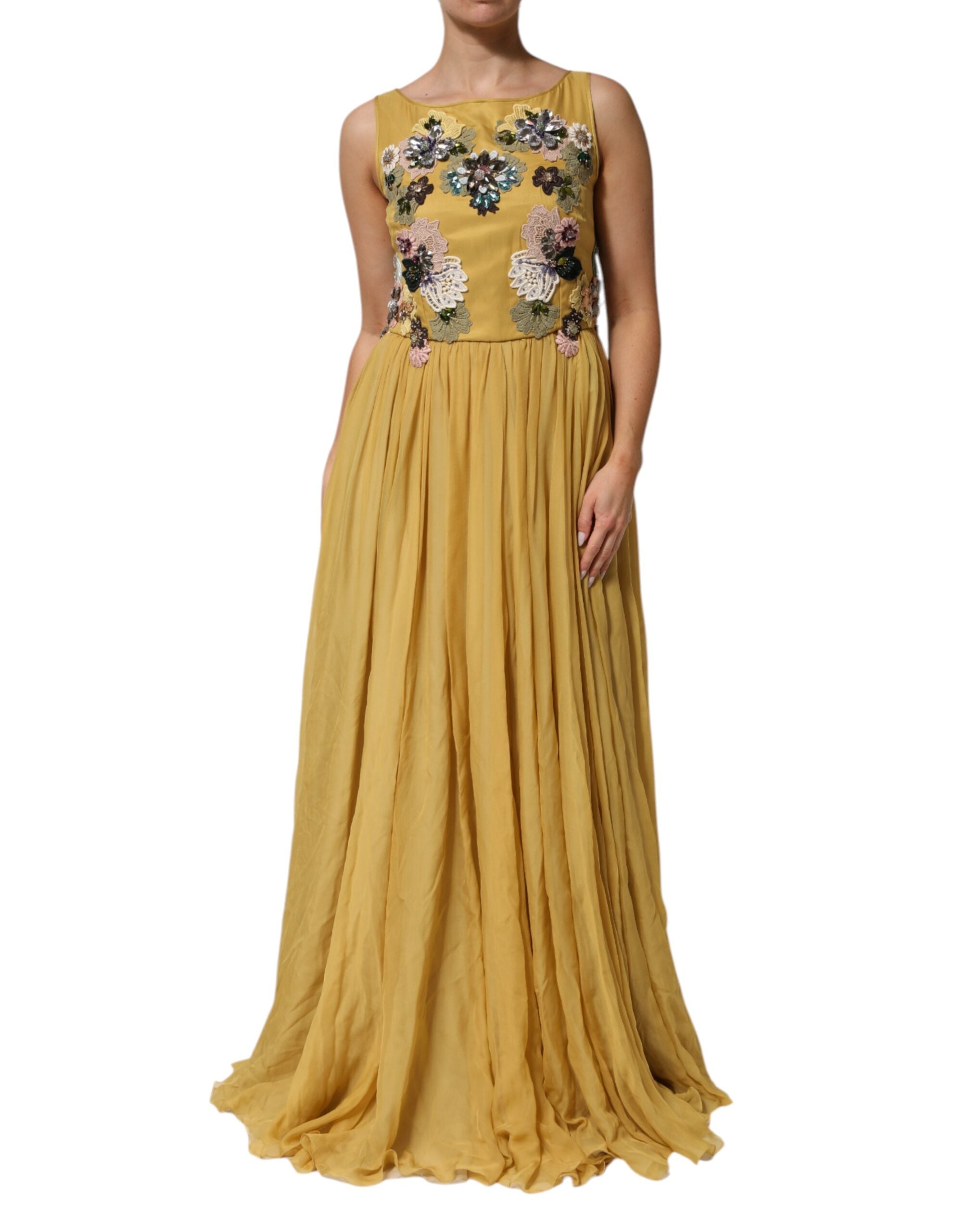 Robe maxi Dolce & Gabbana jaune