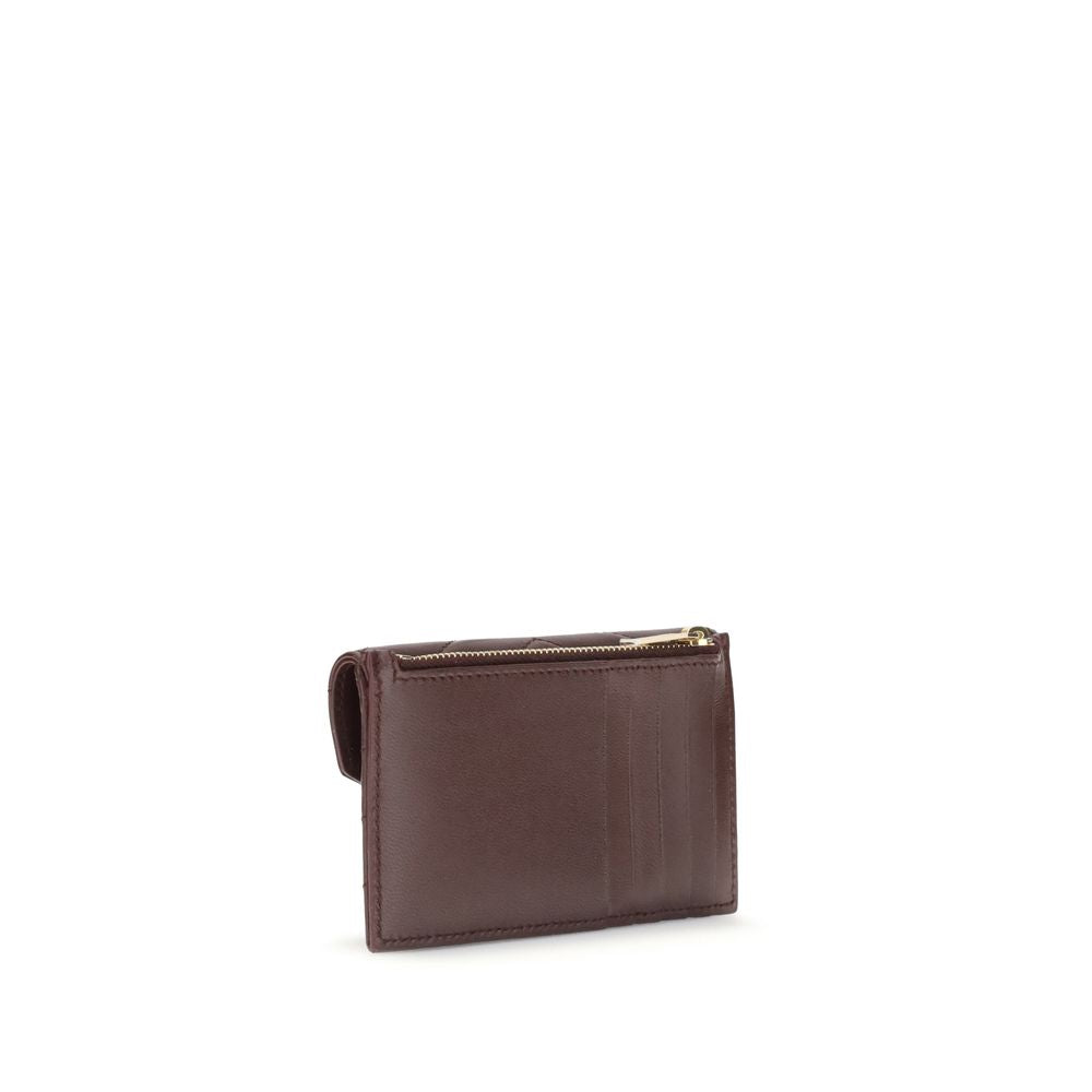 Porte-cartes Saint Laurent Cassandre noir