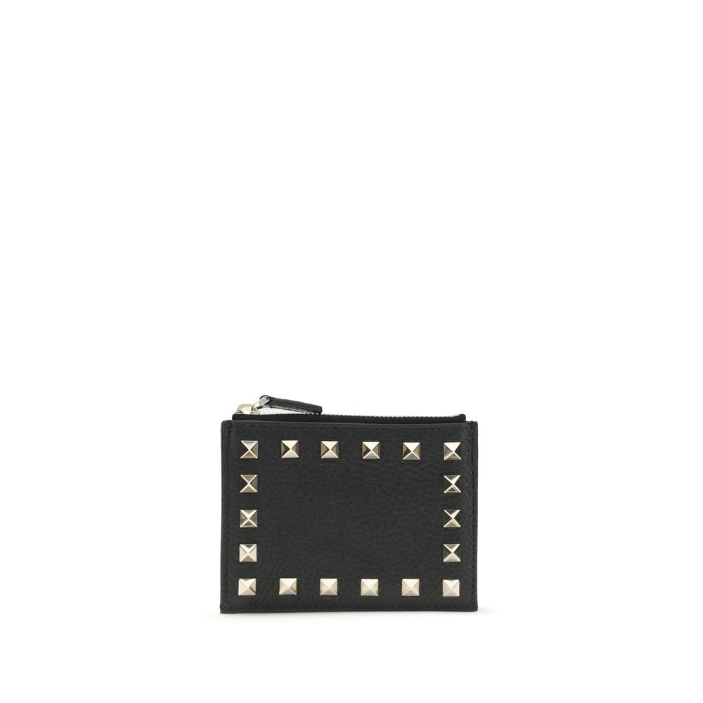 Portefeuille Valentino Garavani Rockstud grenat