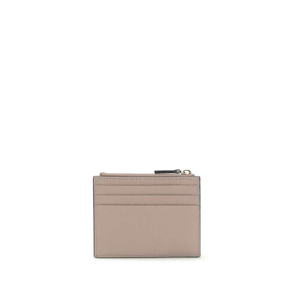 Porte-cartes Valentino Rockstud grenat