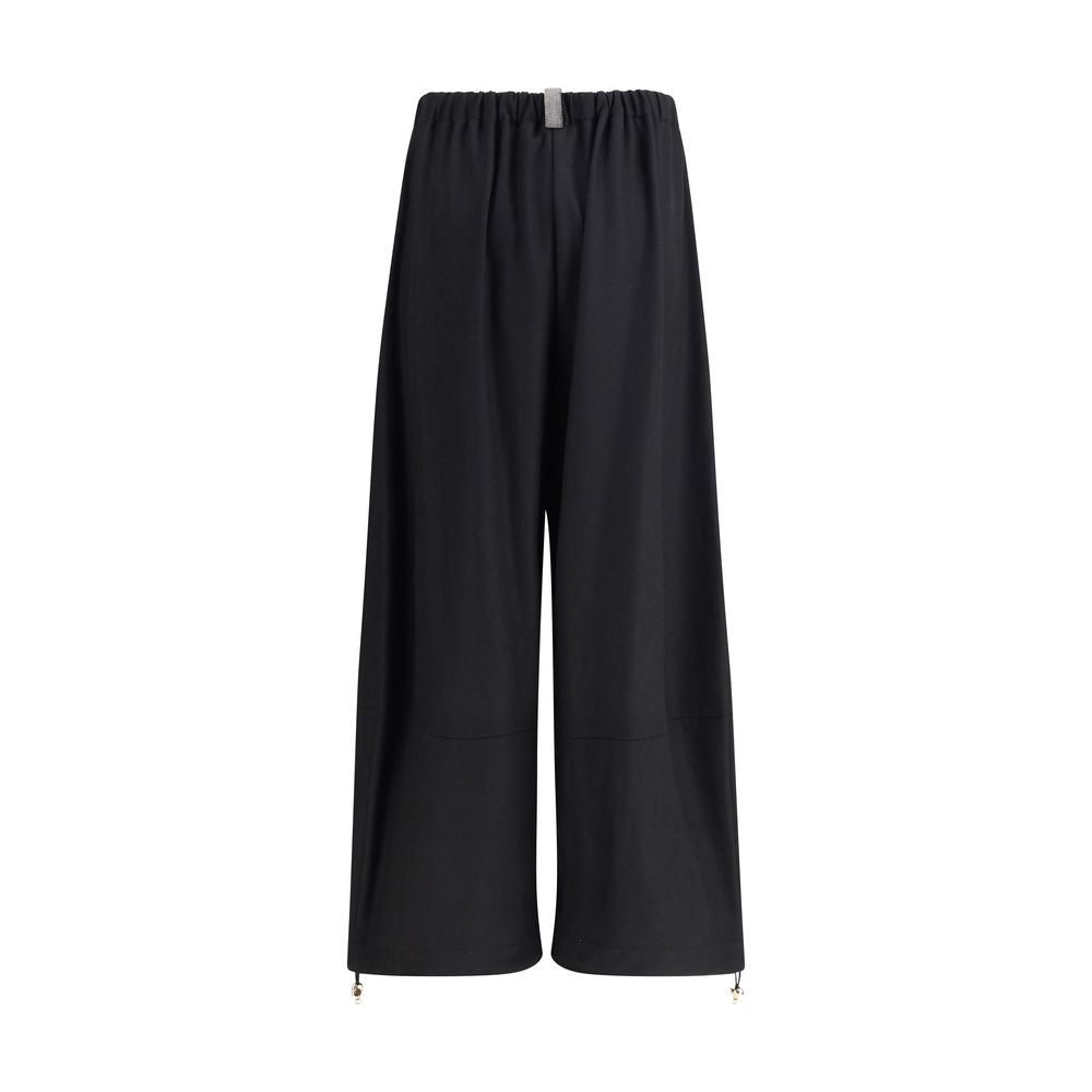 Pantalons Fabiana Filippi élastiques noirs