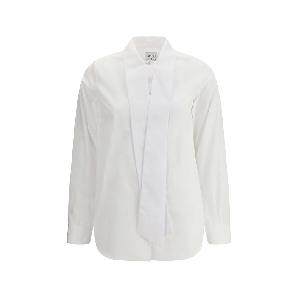 Chemise Sara Roka avec lien blanche