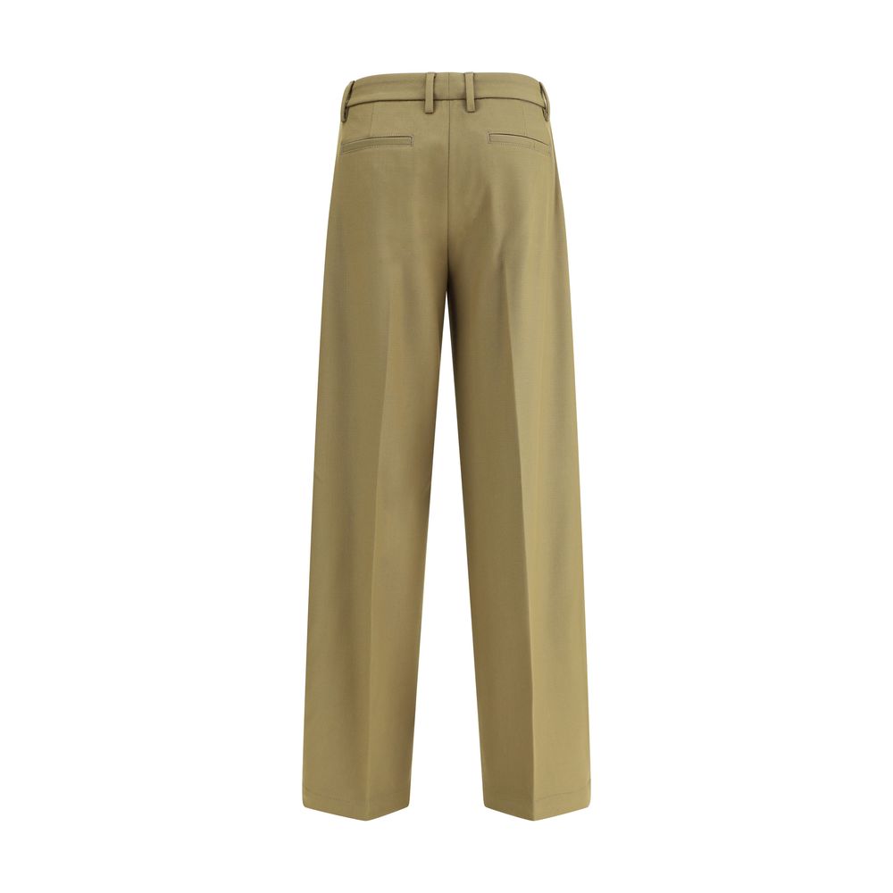 Pantalons True Royal en laine vierge bleu royal