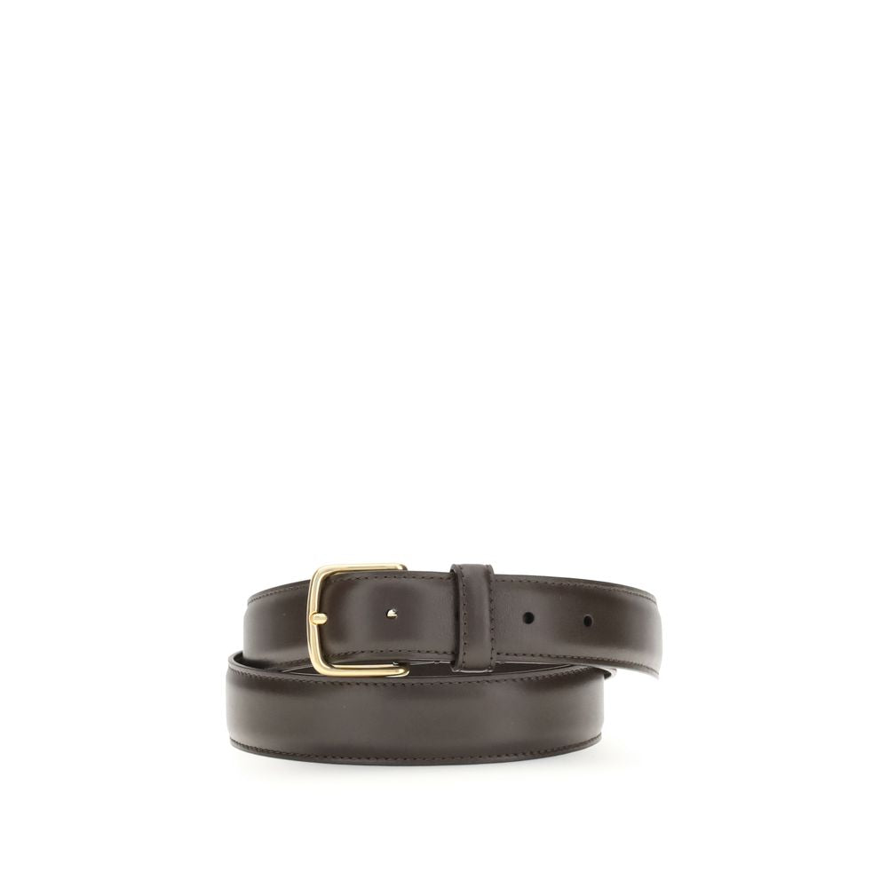 Ceinture The Row en cuir noire