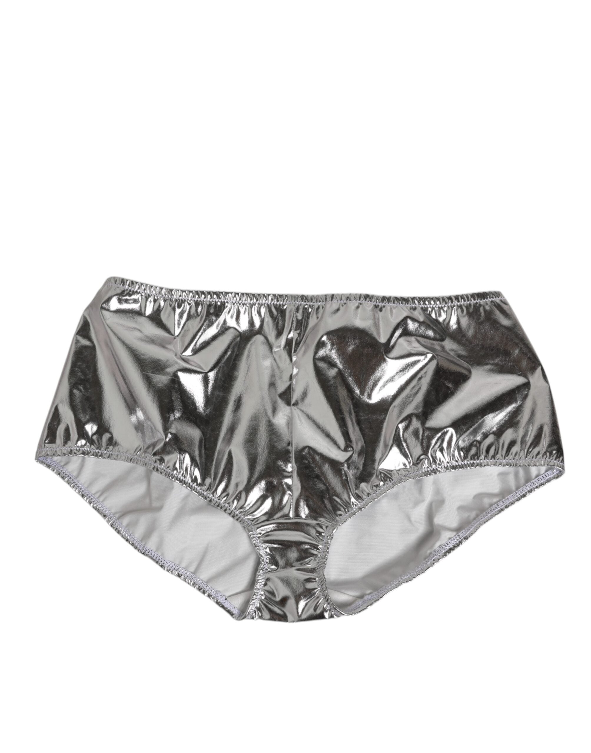 Culotte Dolce & Gabbana argent métallique