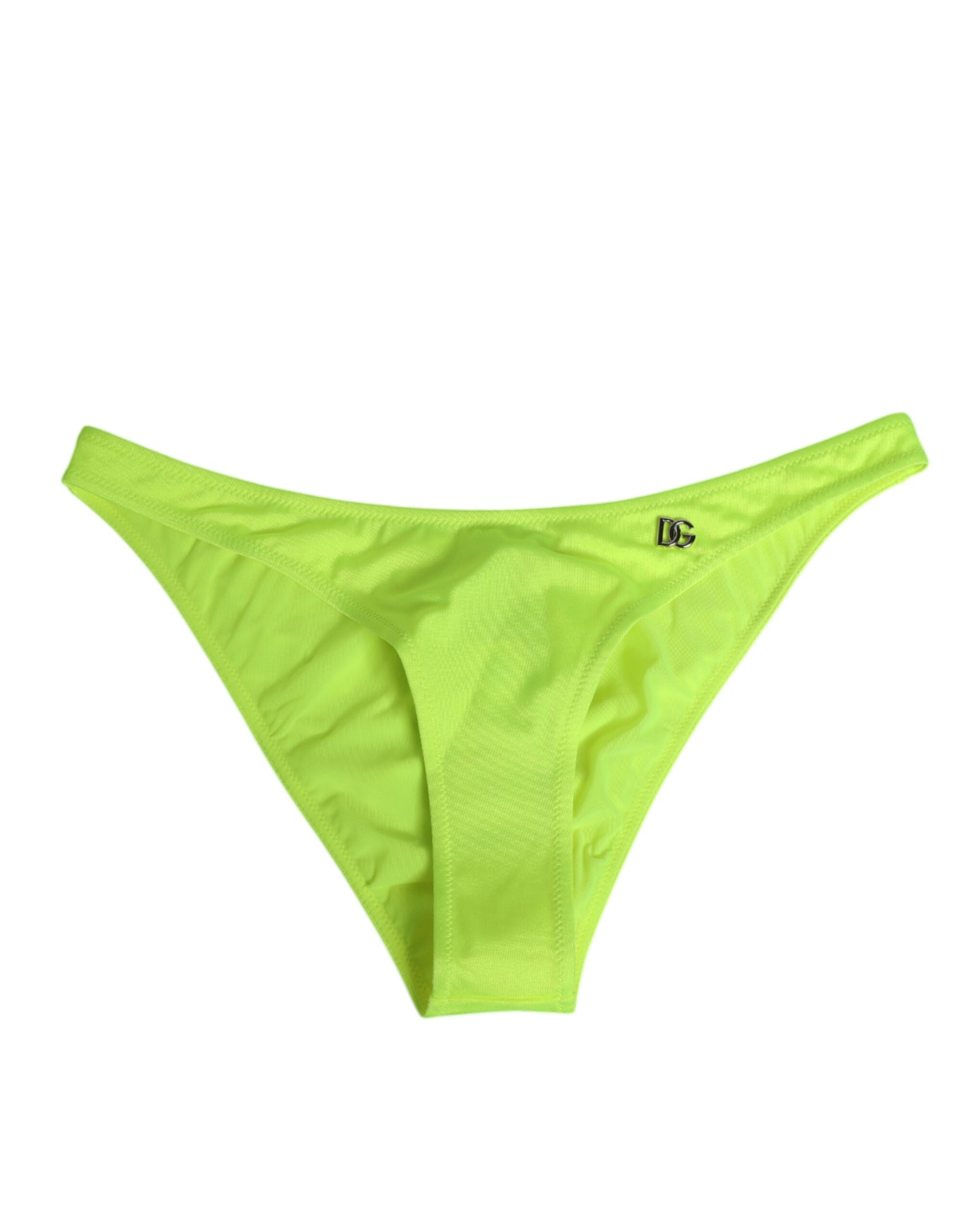 Briefs Dolce & Gabbana vert néon