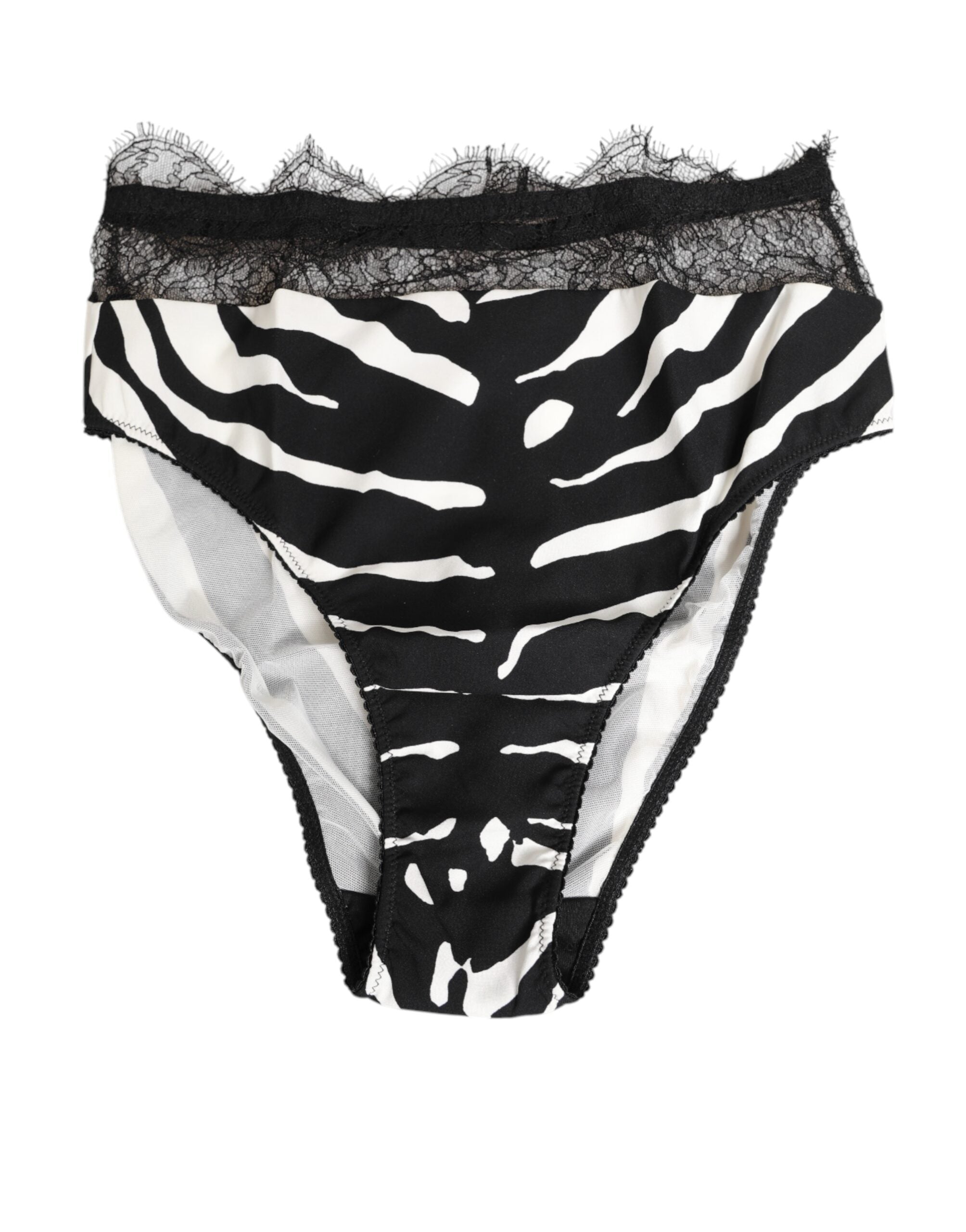 Culotte Dolce & Gabbana à imprimé zèbre noir et blanc