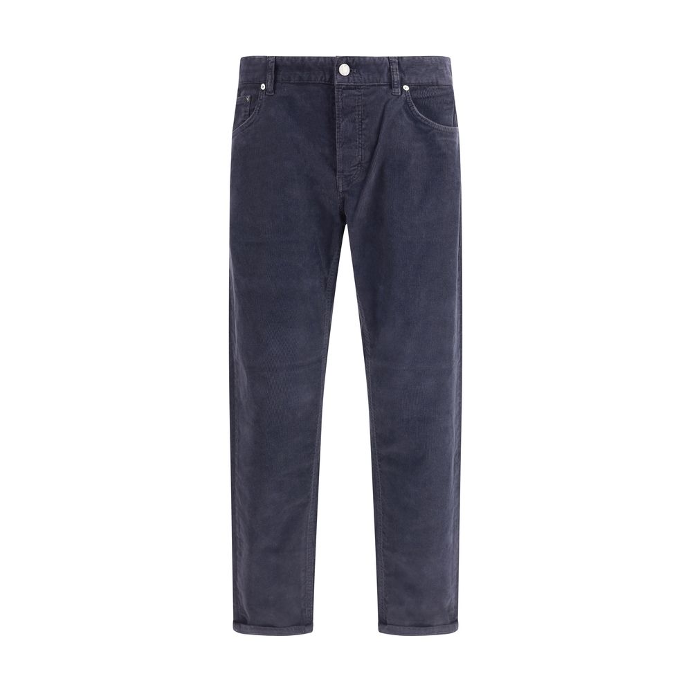 Pantalon PT Torino corduroy marron