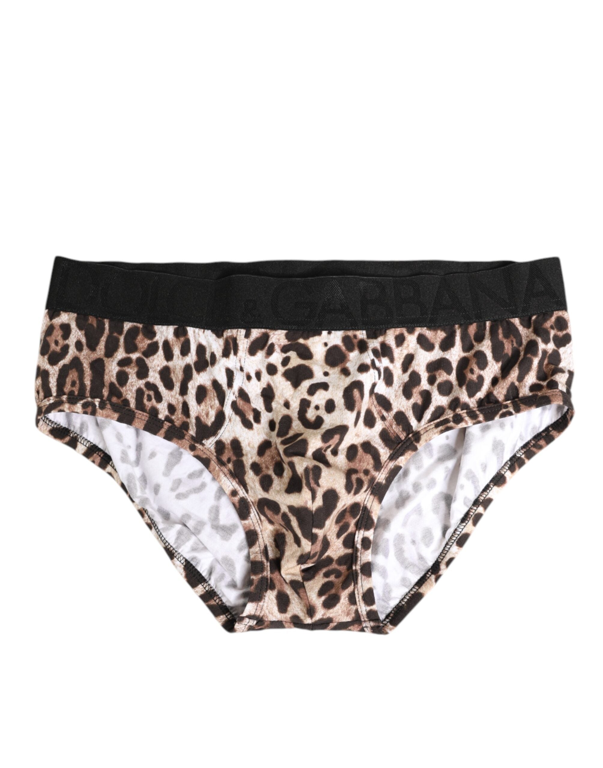 Briefs Dolce & Gabbana imprimé léopard
