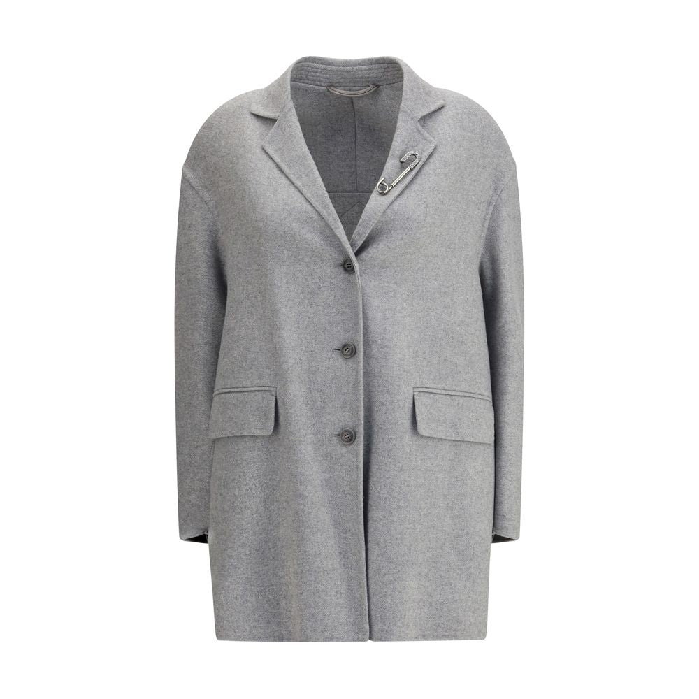 Manteau Ermanno Scervino court gris