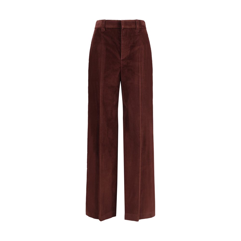 Pantalon Brunello Cucinelli bordeaux