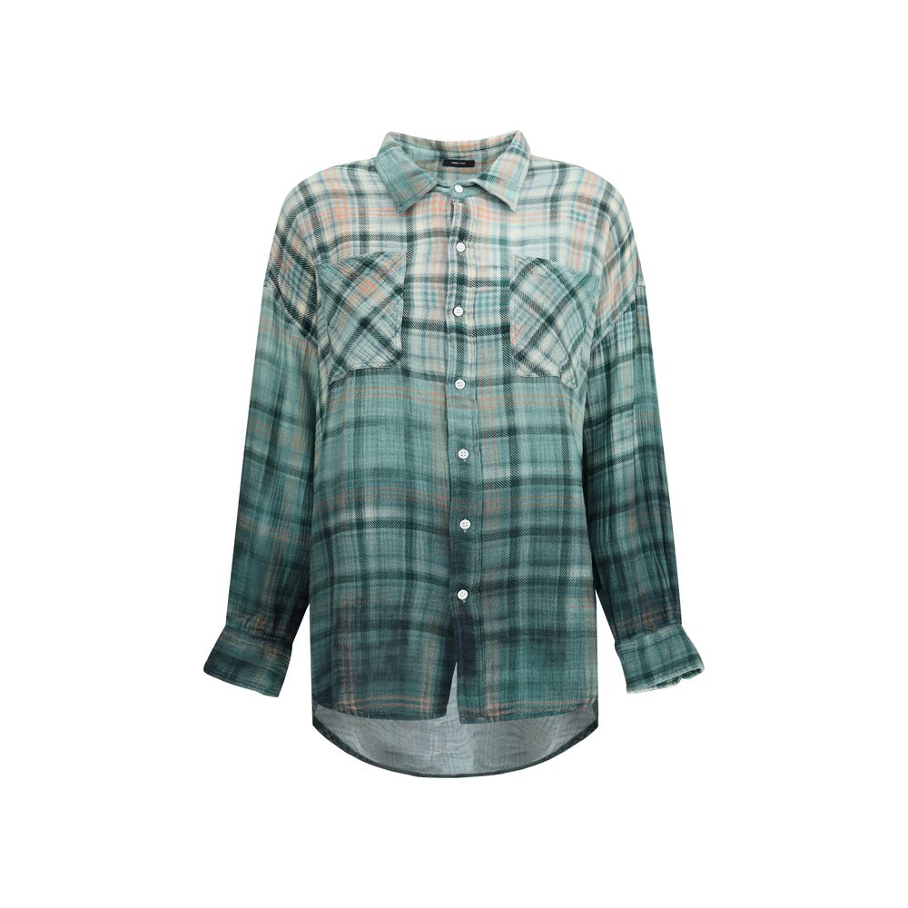 Chemise R13 Check verte