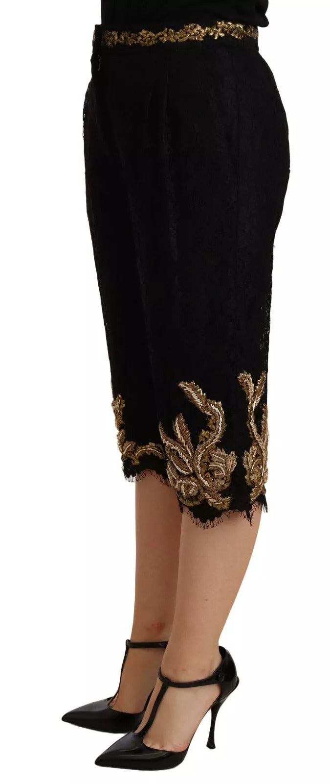 Shorts Dolce & Gabbana Baroque noirs