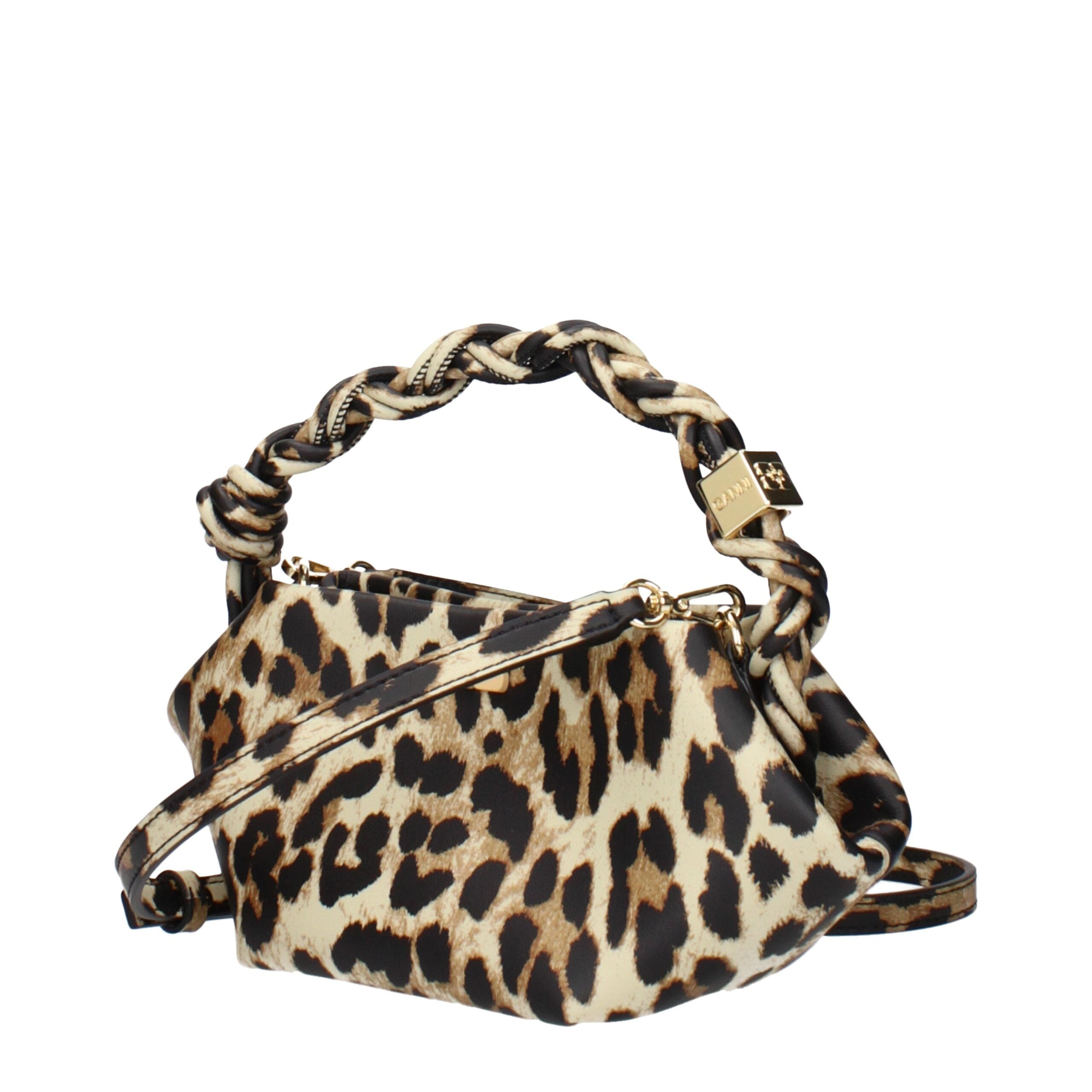 Sac Ganni en cuir marron