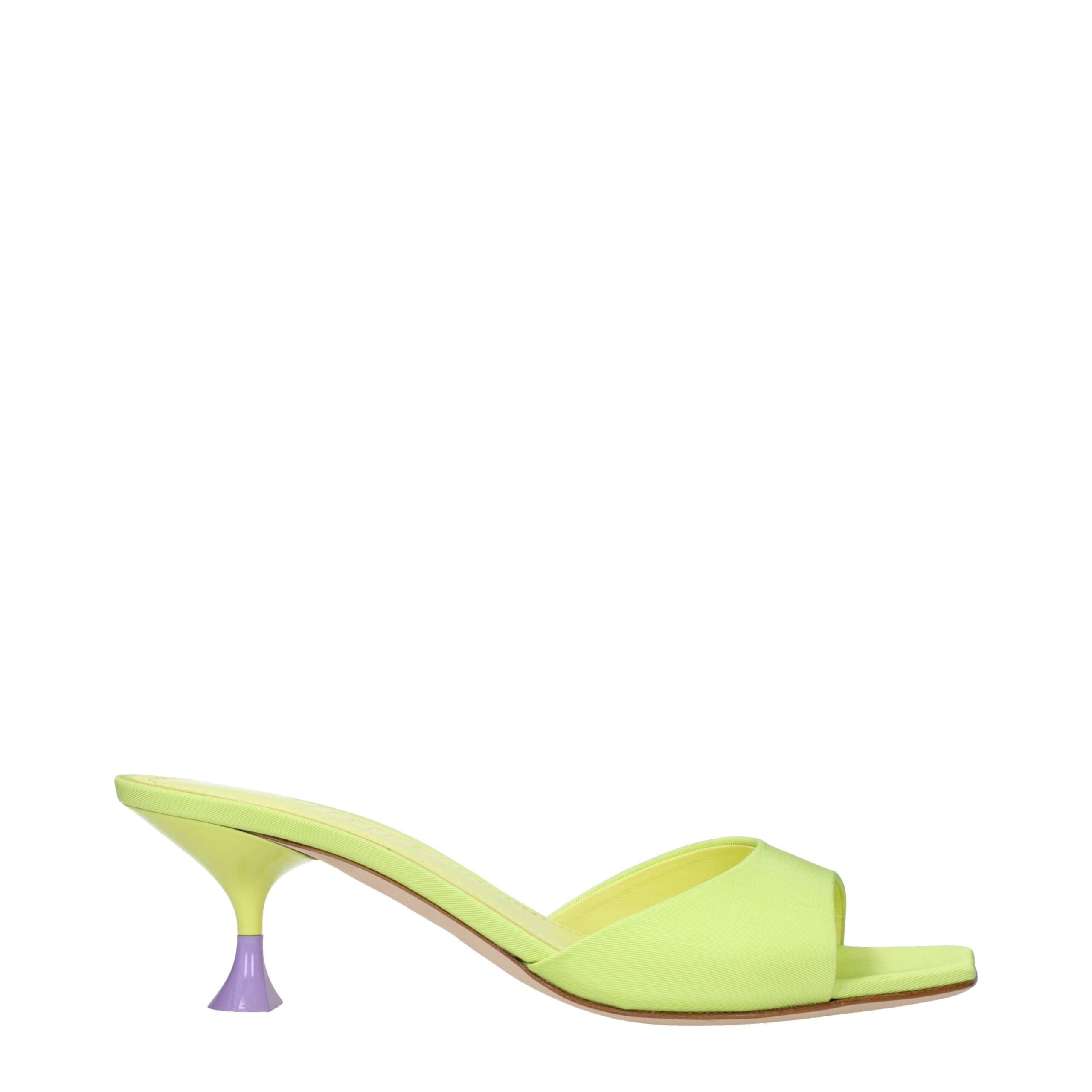 Sandales 3Juin en tissu vert
