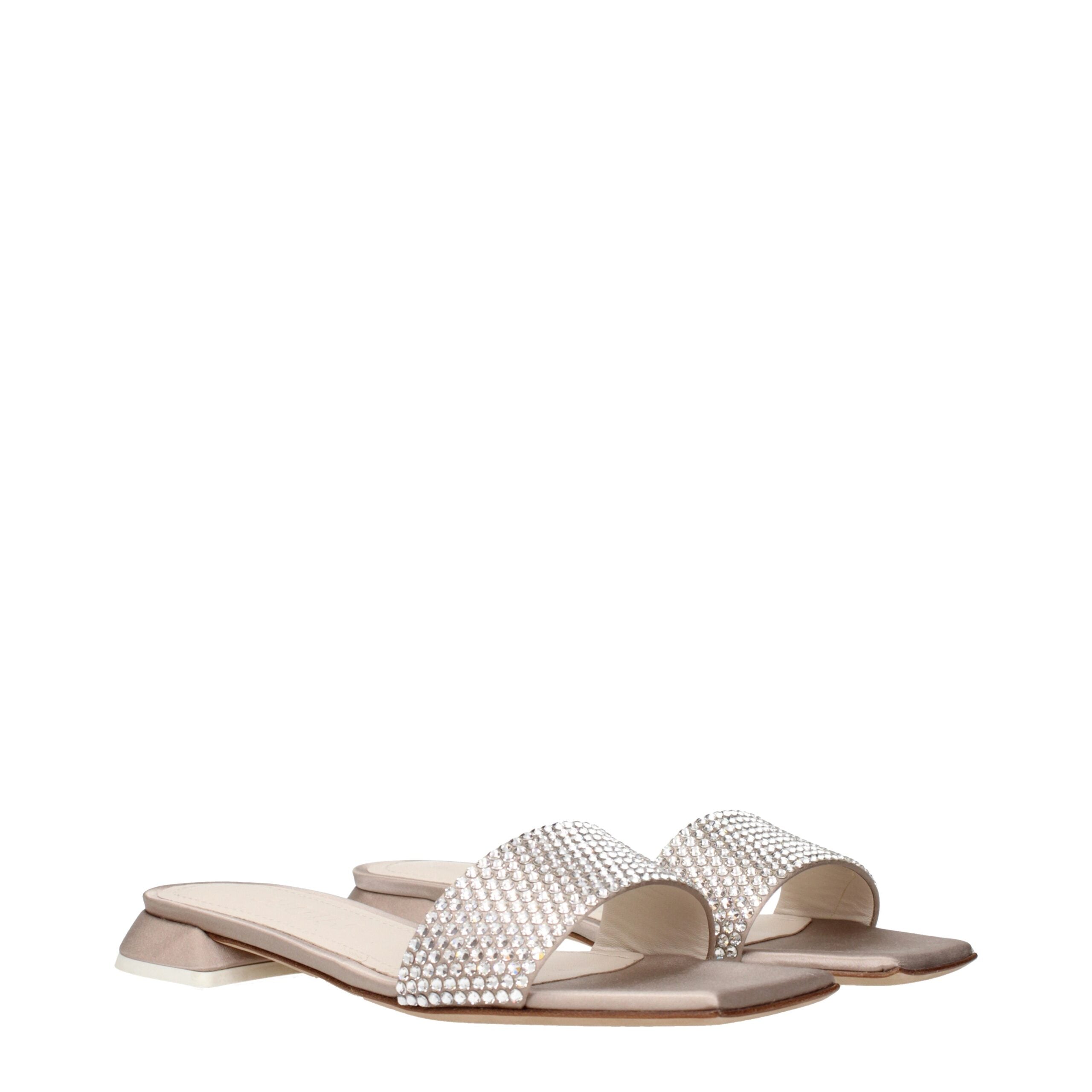 Mules 3Juin Satin beige