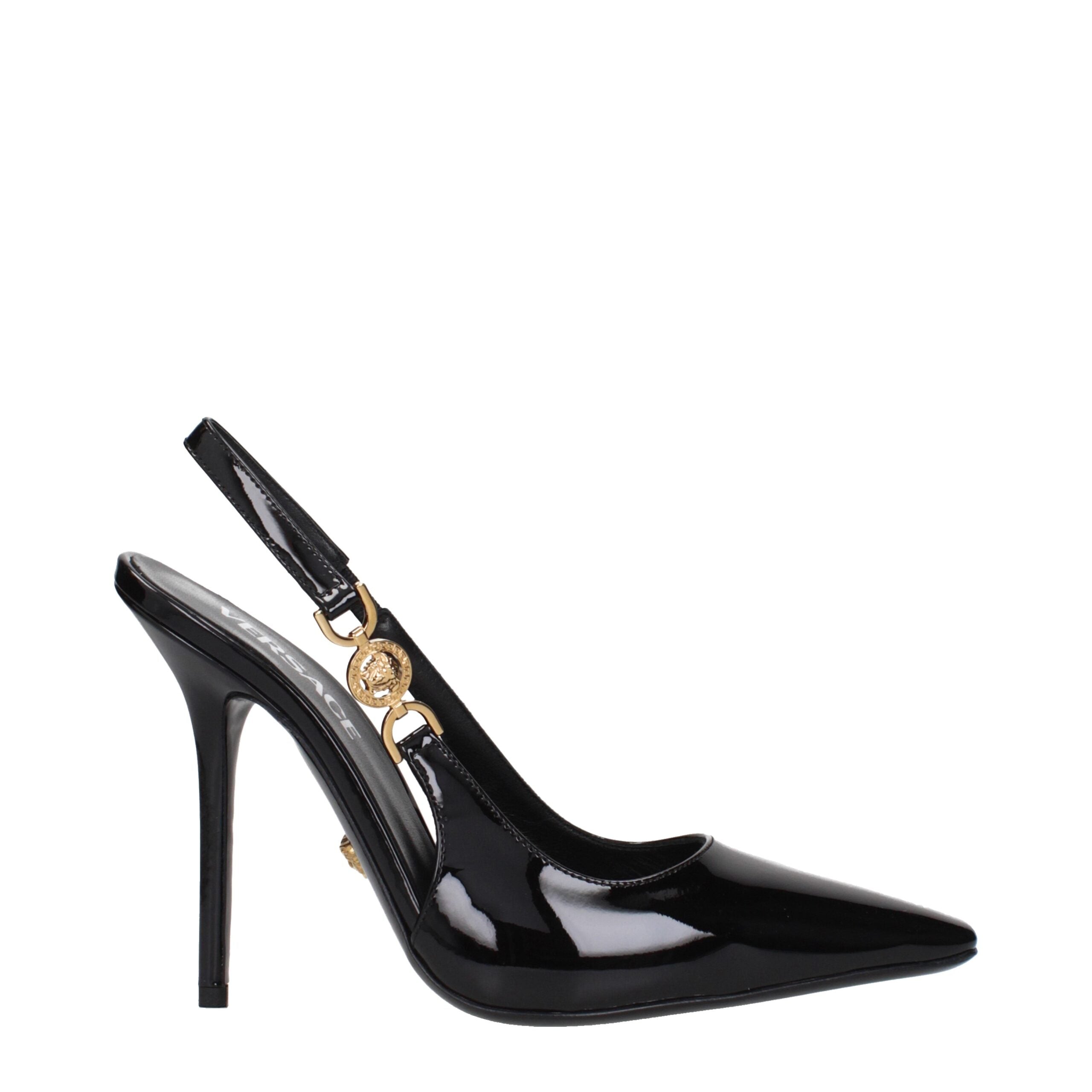 Escarpins Versace hauteur 10 cm noirs