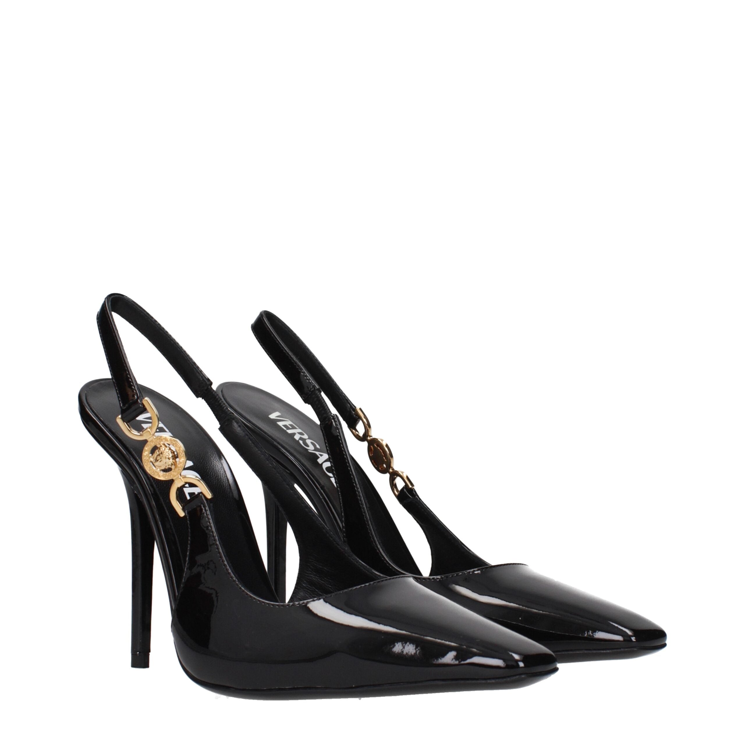 Escarpins Versace hauteur 10 cm noirs