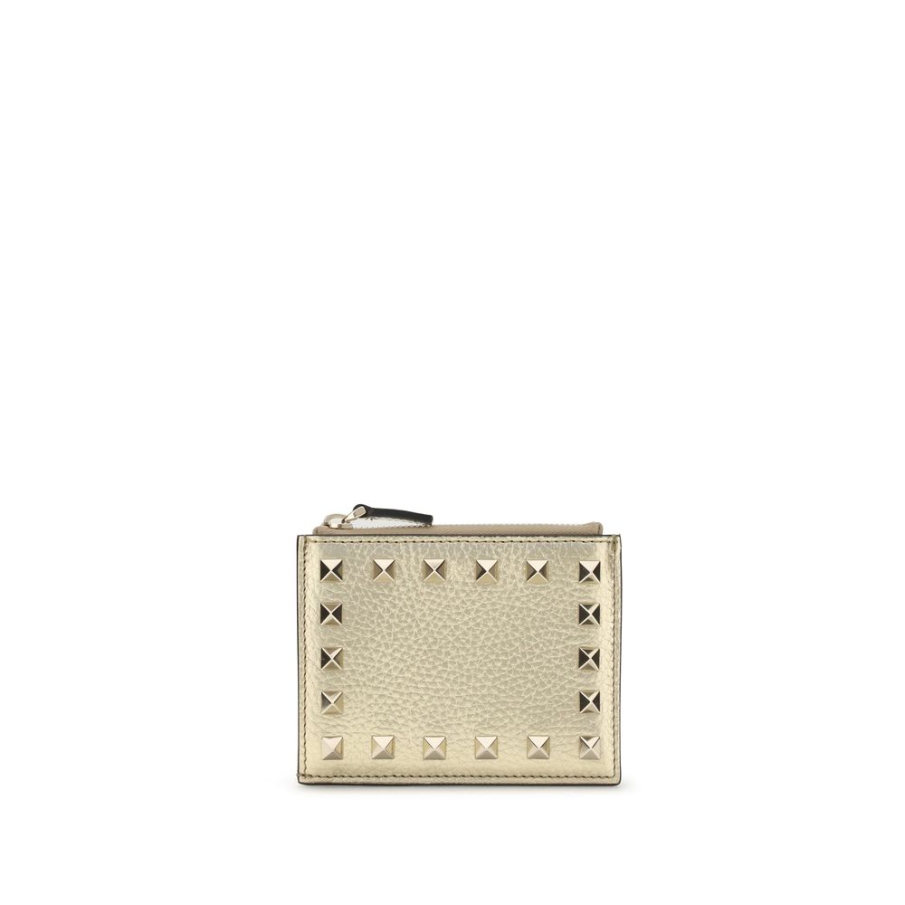 Porte-monnaie Valentino Garavani Rockstud gold