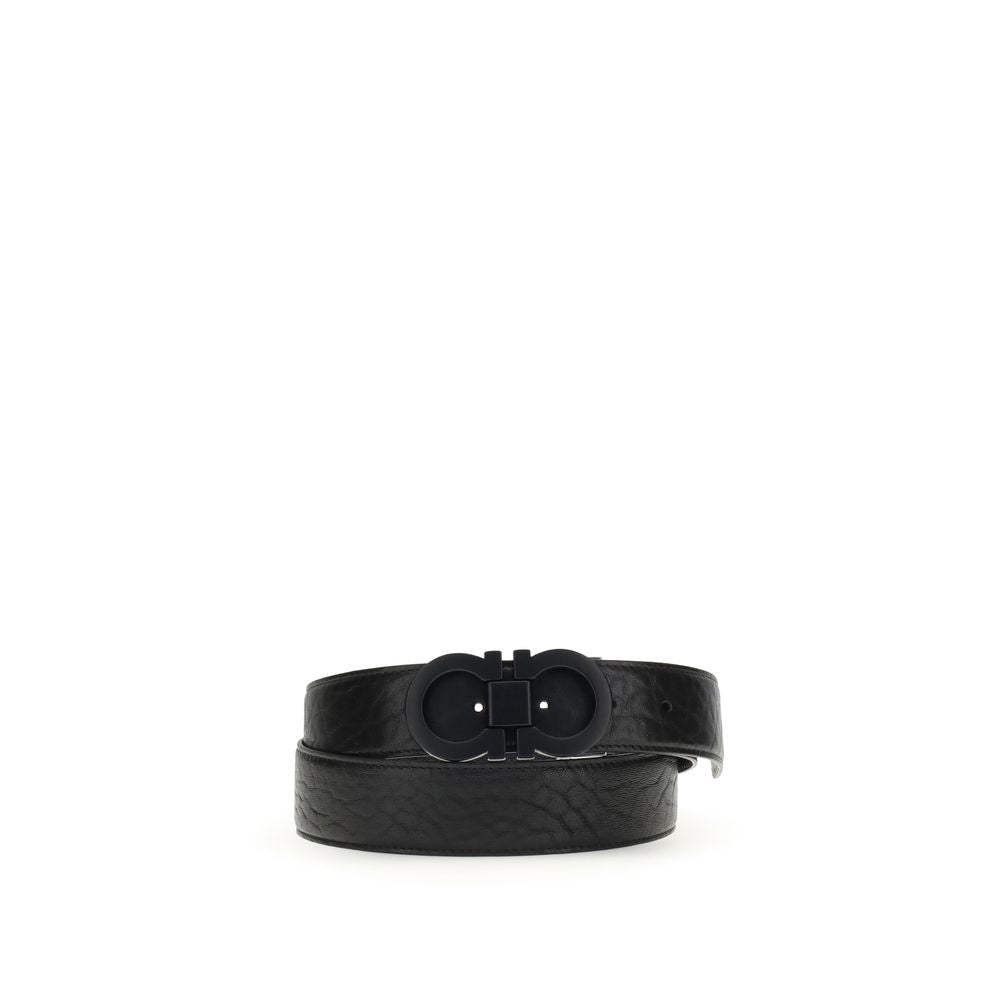 Ceinture Ferragamo Gancini noire