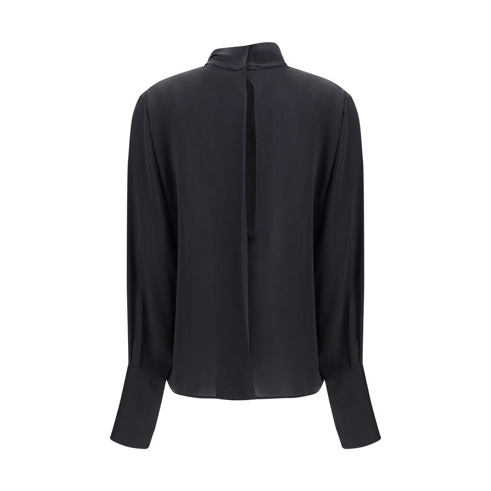 Blouse Tom Ford haut col noire