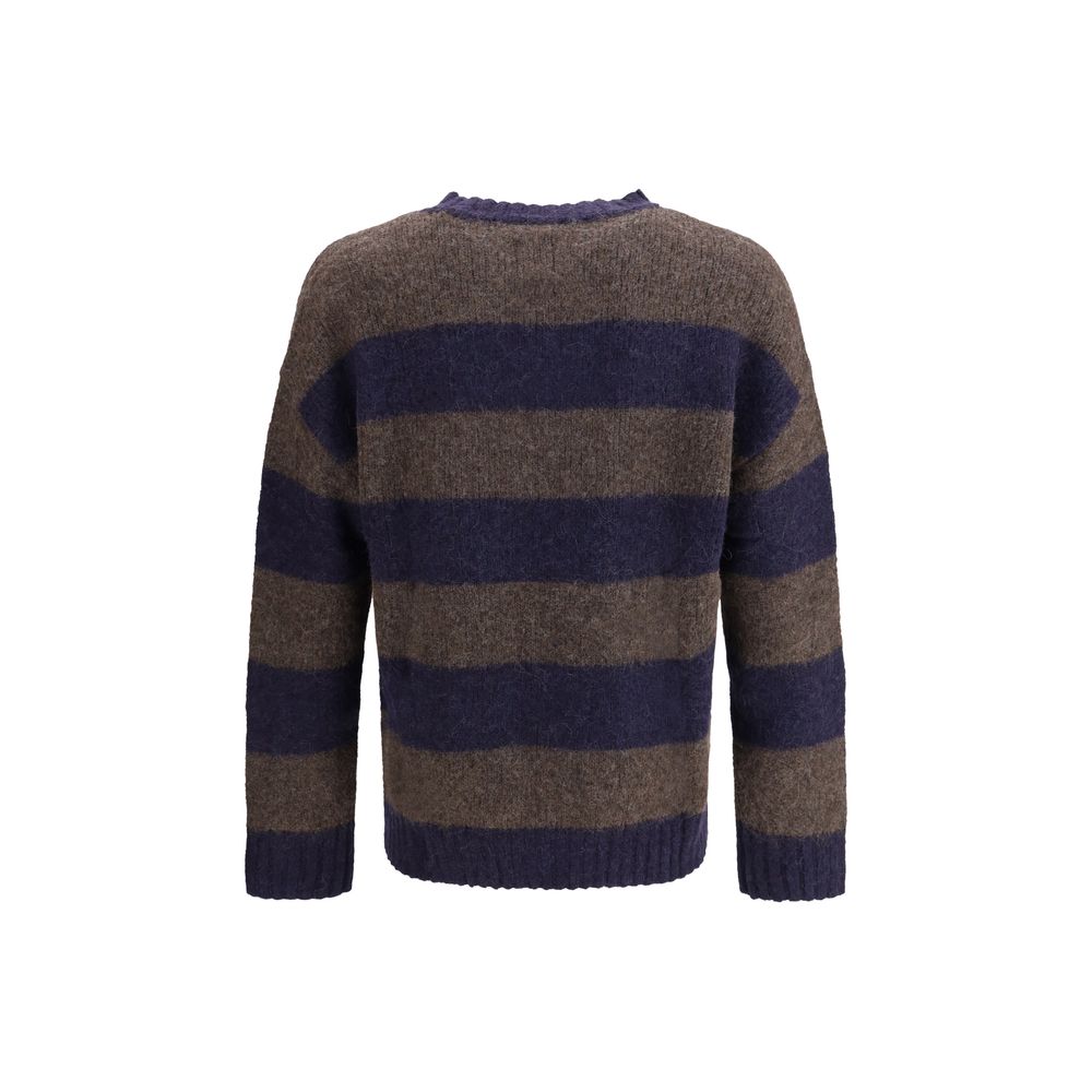 Pull Emporio Armani à rayures multicolore