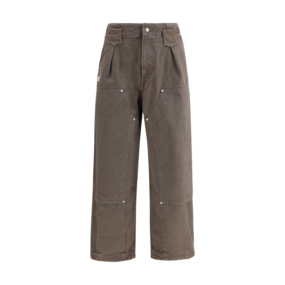 Pantalons Kenzo double genoux noirs