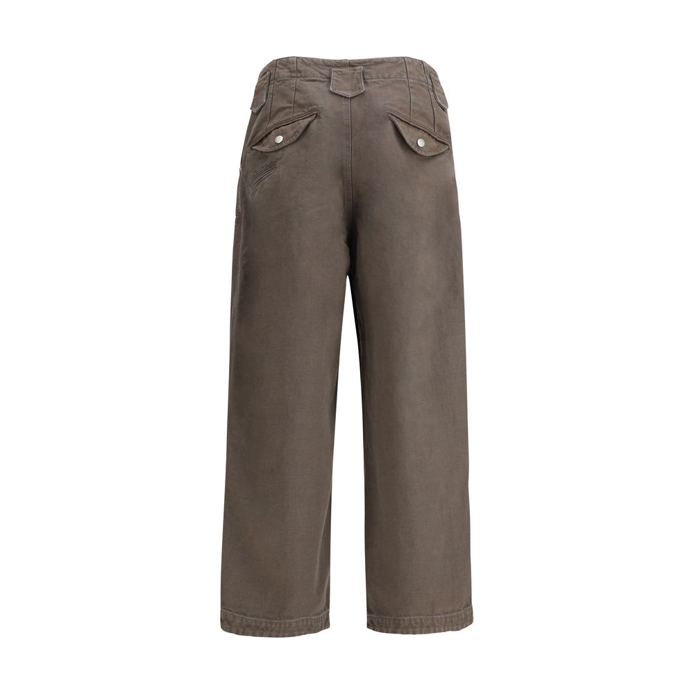 Pantalons Kenzo double genoux noirs
