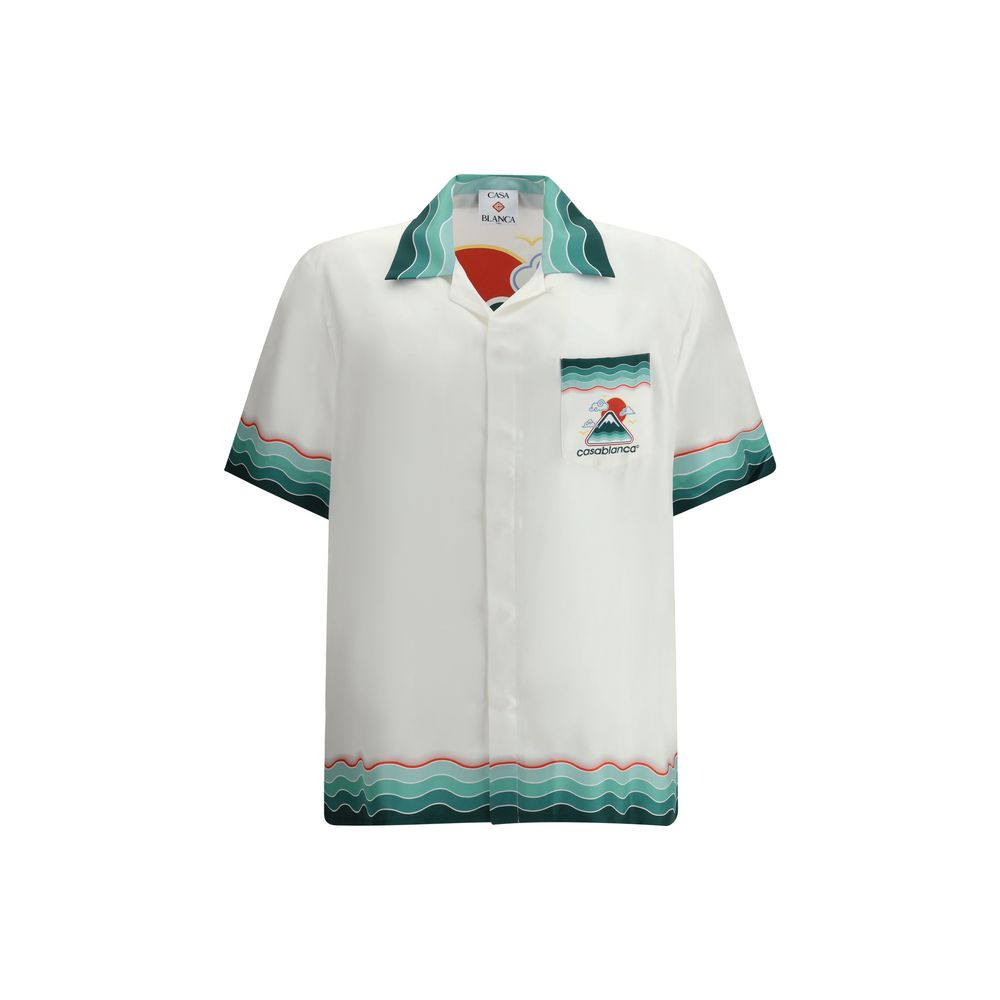 Chemise Montagne Ondulée imprimée multicolore