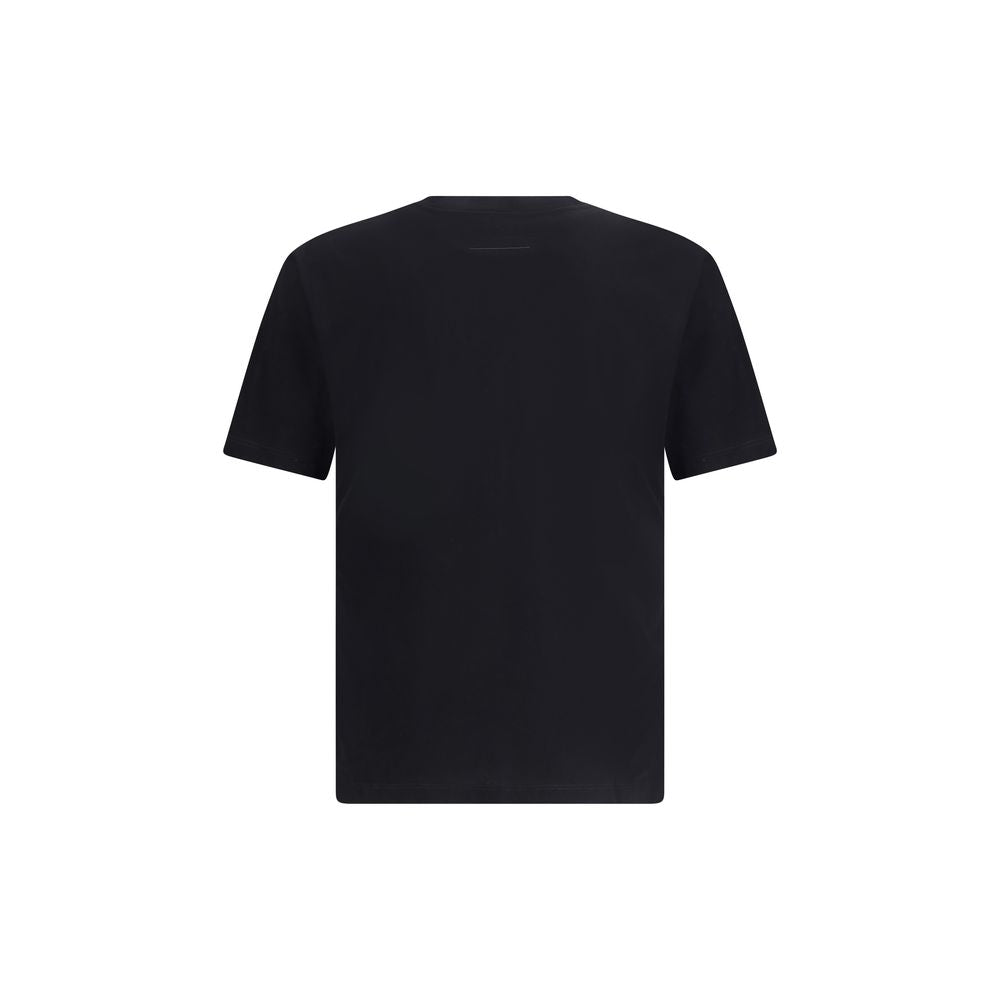 T-shirt MM6 logo blanc