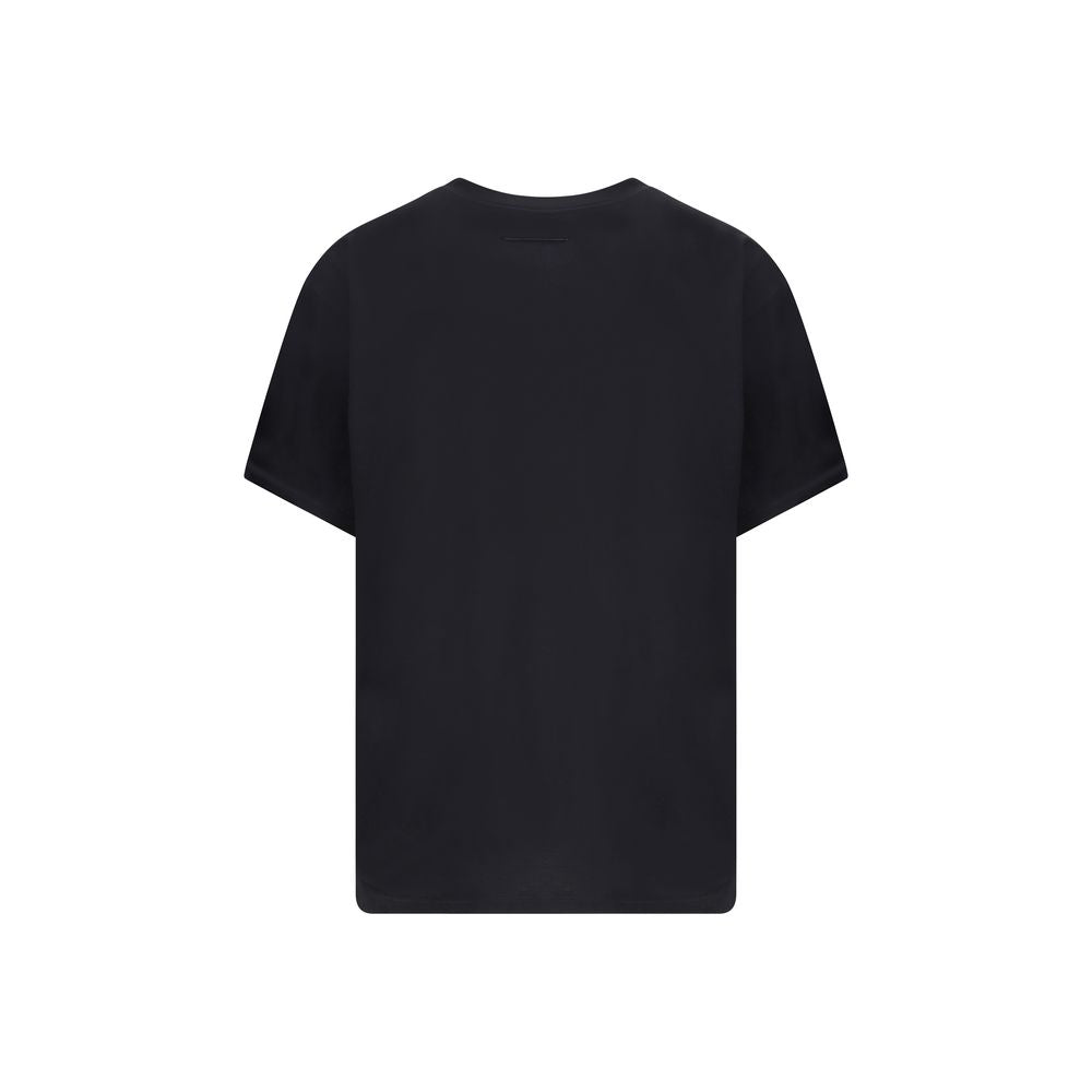 T-shirt MM6 logo blanc
