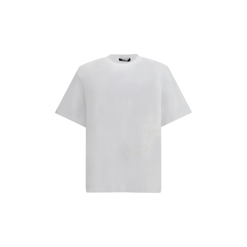 T-Shirt Jacquemus logo blanc