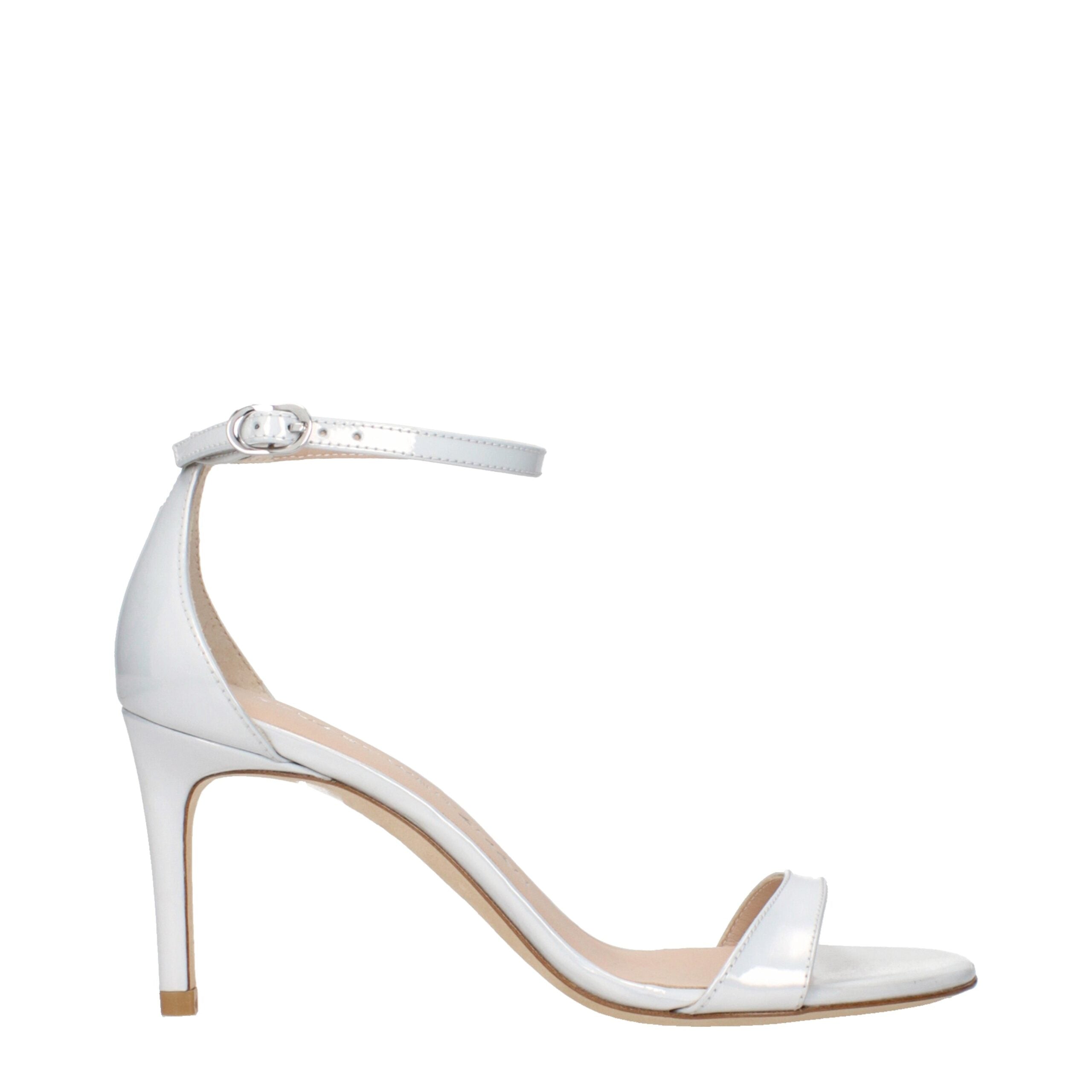 Sandales Stuart Weitzman Nudist II blanches