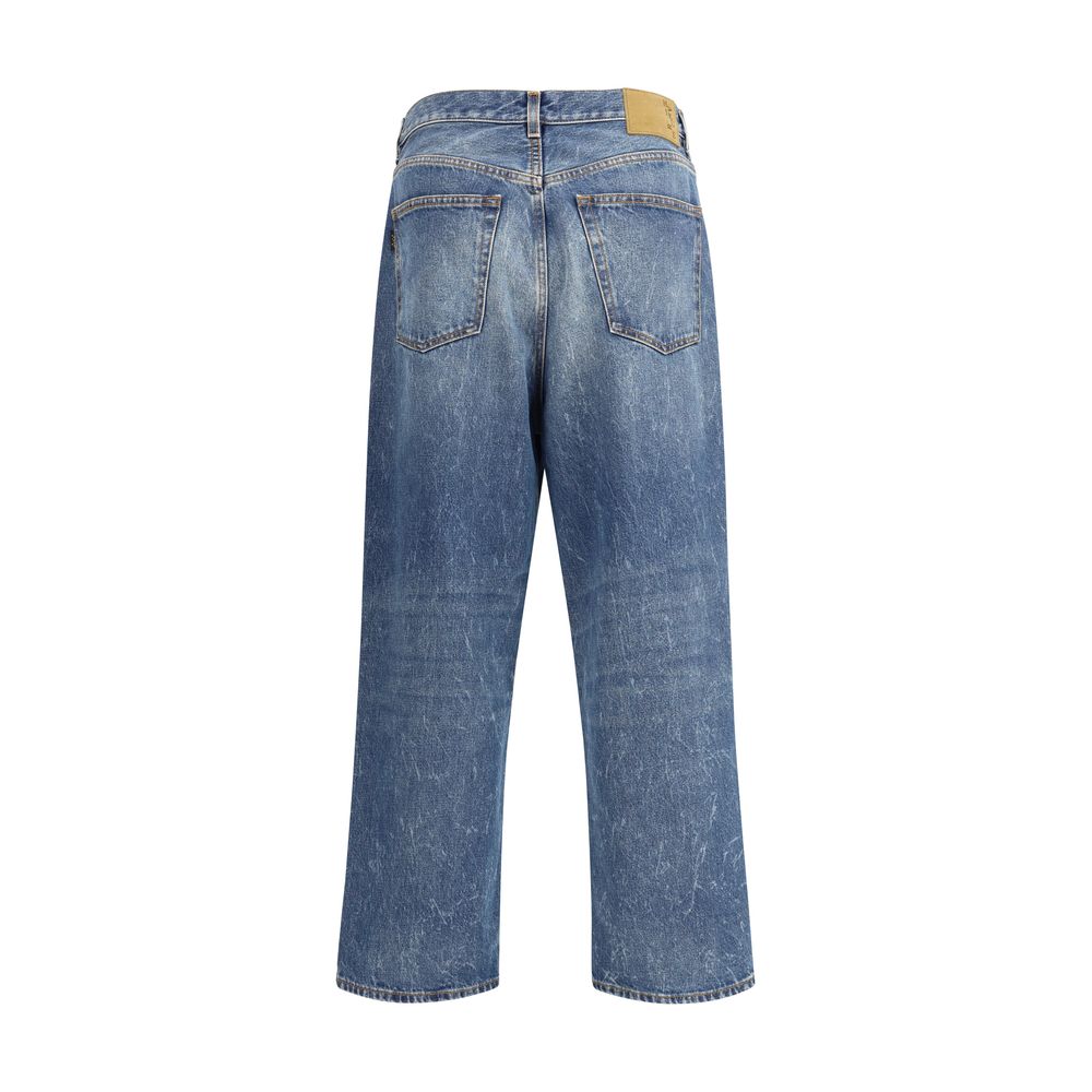 Jeans Haikure loose fit bleu