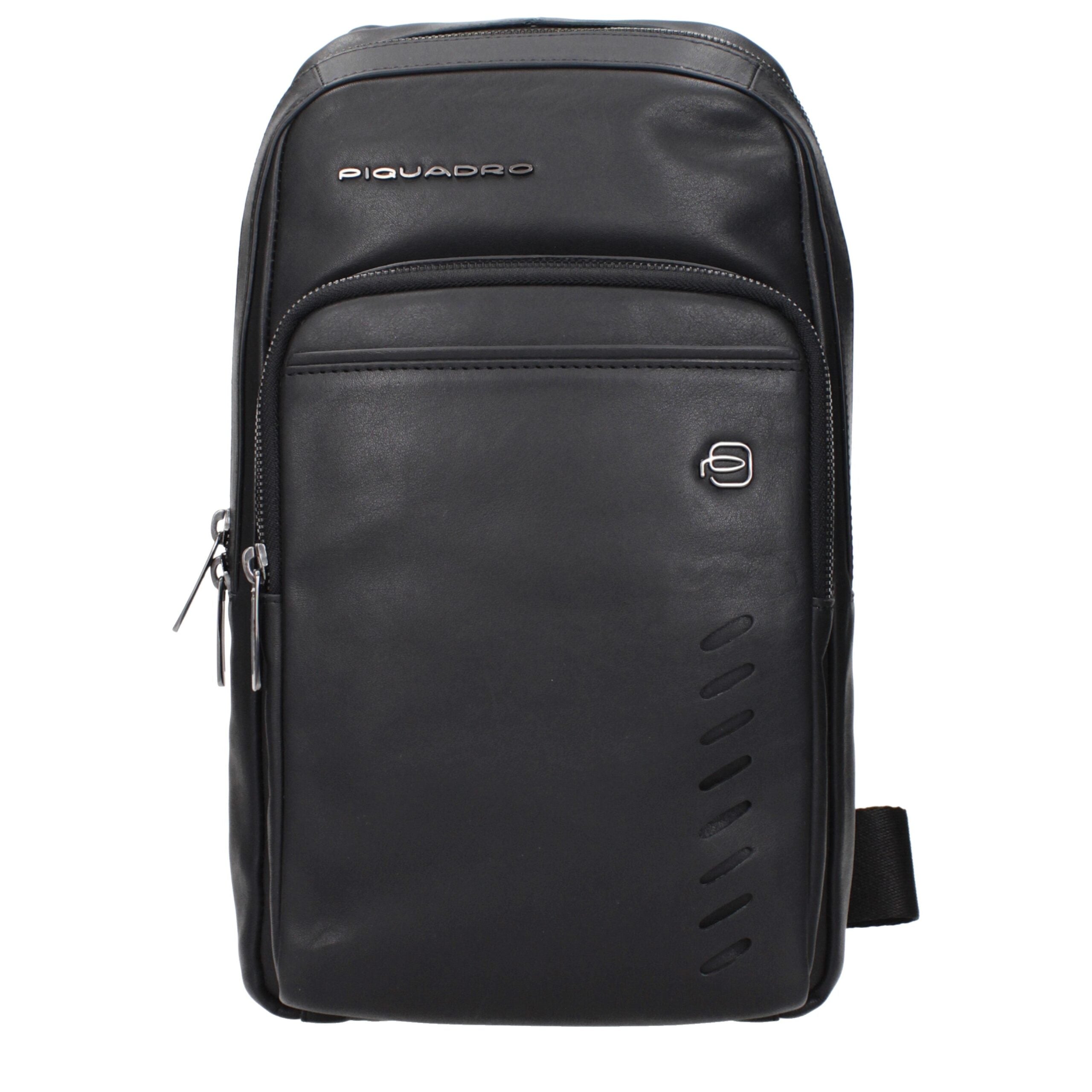 Sac crossbody Piquadro cuir noir