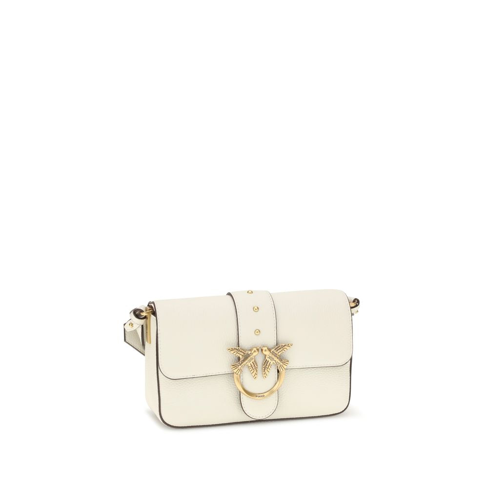 Sac Pinko Love cuir rose