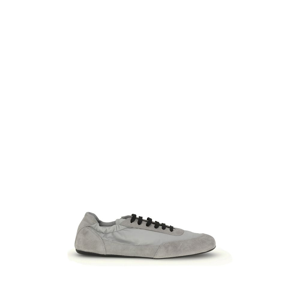 Baskets Prada logo blanches