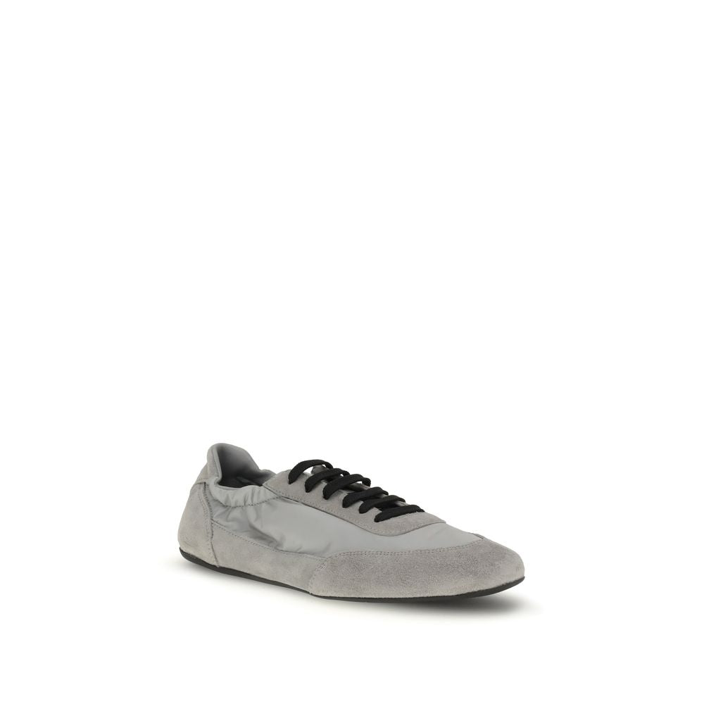 Baskets Prada logo blanches