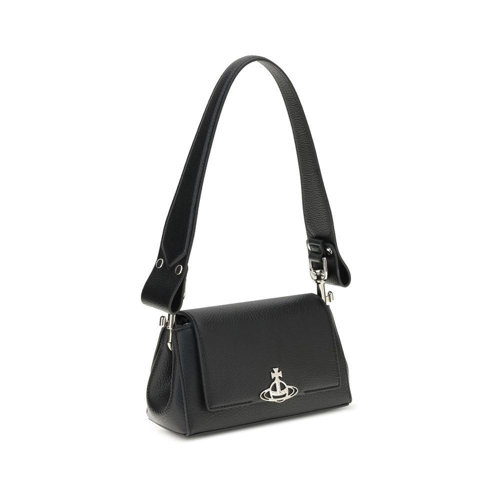 Sac épaule Vivienne Westwood Hazel noir