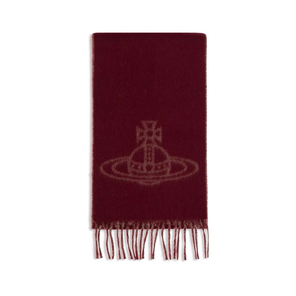 Écharpe Vivienne Westwood Orbit noire